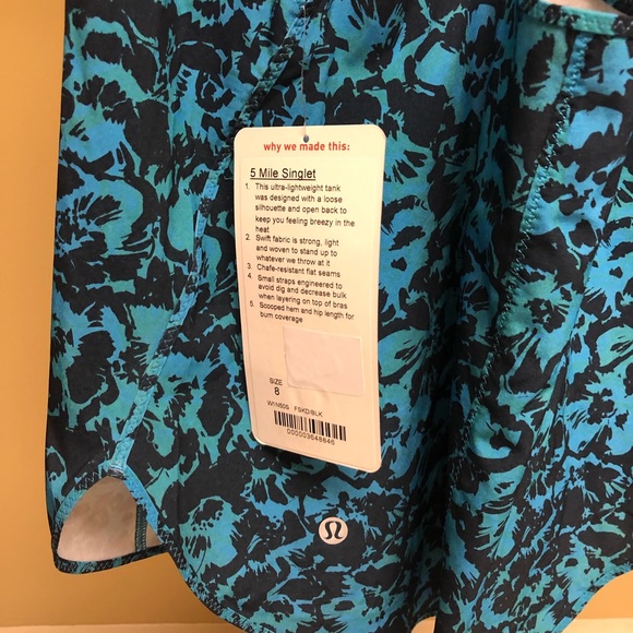❣️Rare NWT Lululemon 5 Mile Singlet❣️ - Picture 6 of 10